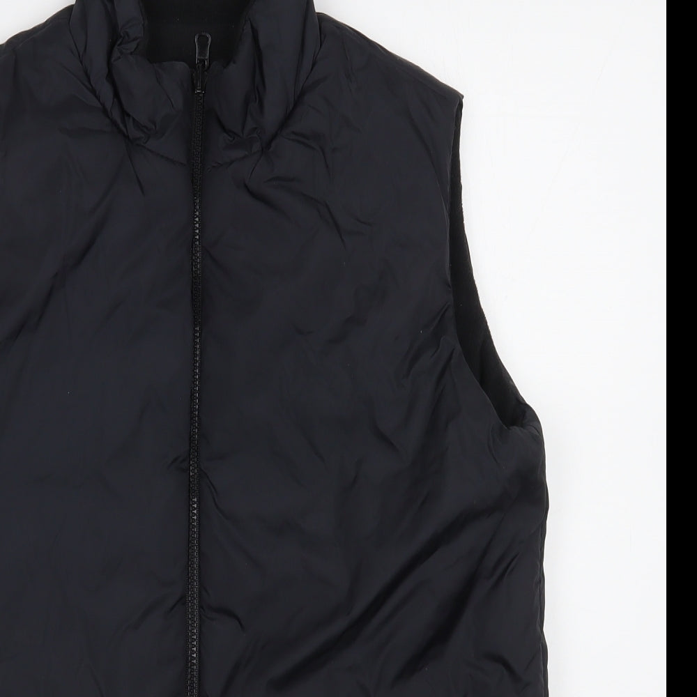 Mens UK Size S Linea Black Gilet