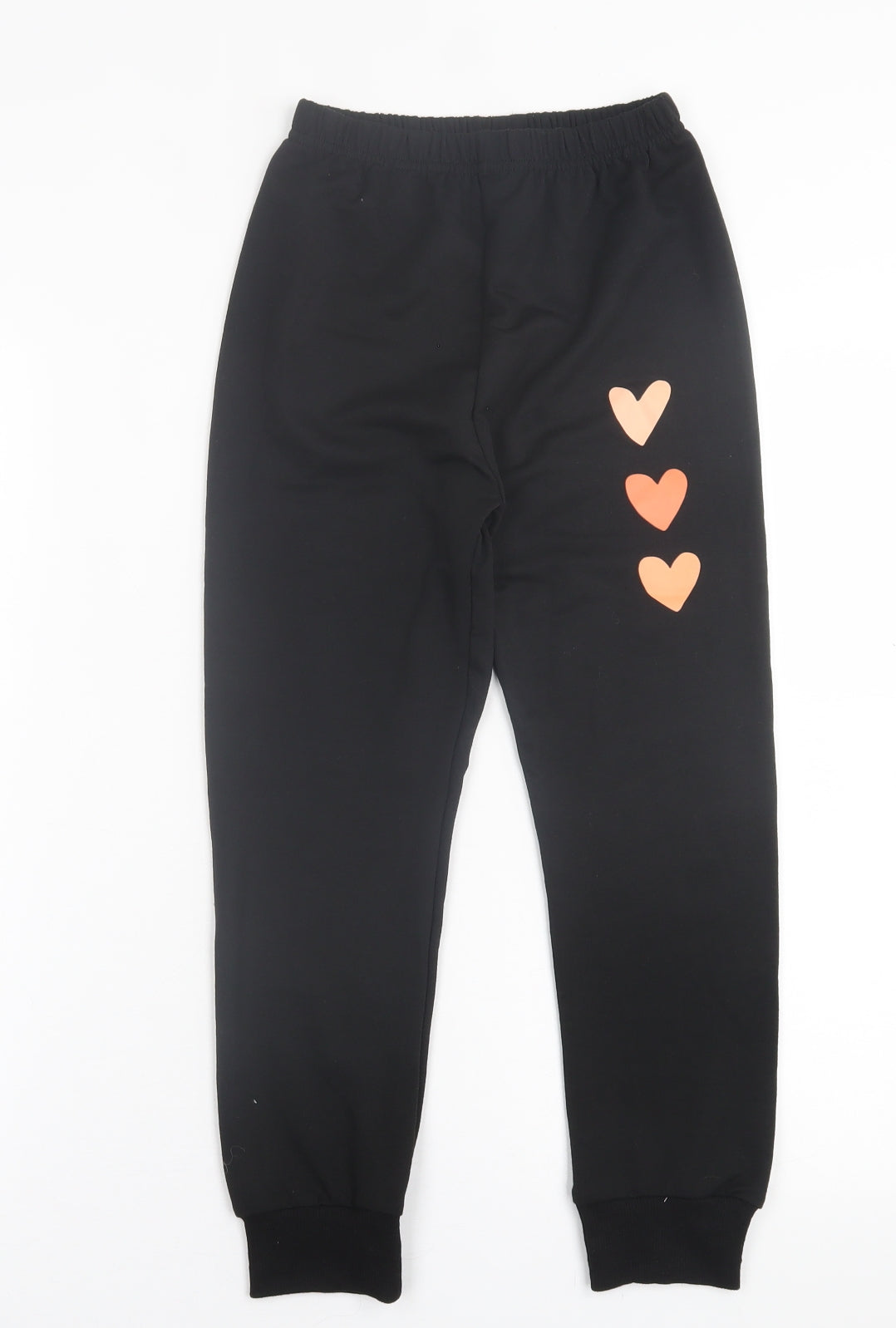SheIn Girls Black  Polyester Jogger Trousers Size 9 Months  Regular