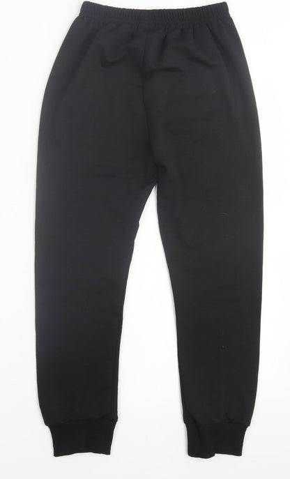 SheIn Girls Black  Polyester Jogger Trousers Size 9 Months  Regular