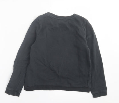 H&M Girls Grey  Cotton Pullover Sweatshirt Size 9-10 Years  Pullover - Peppa pig