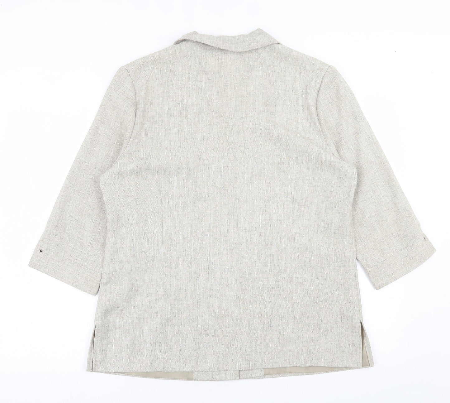 Womens UK Size 16 Oscar B. Beige Jacket