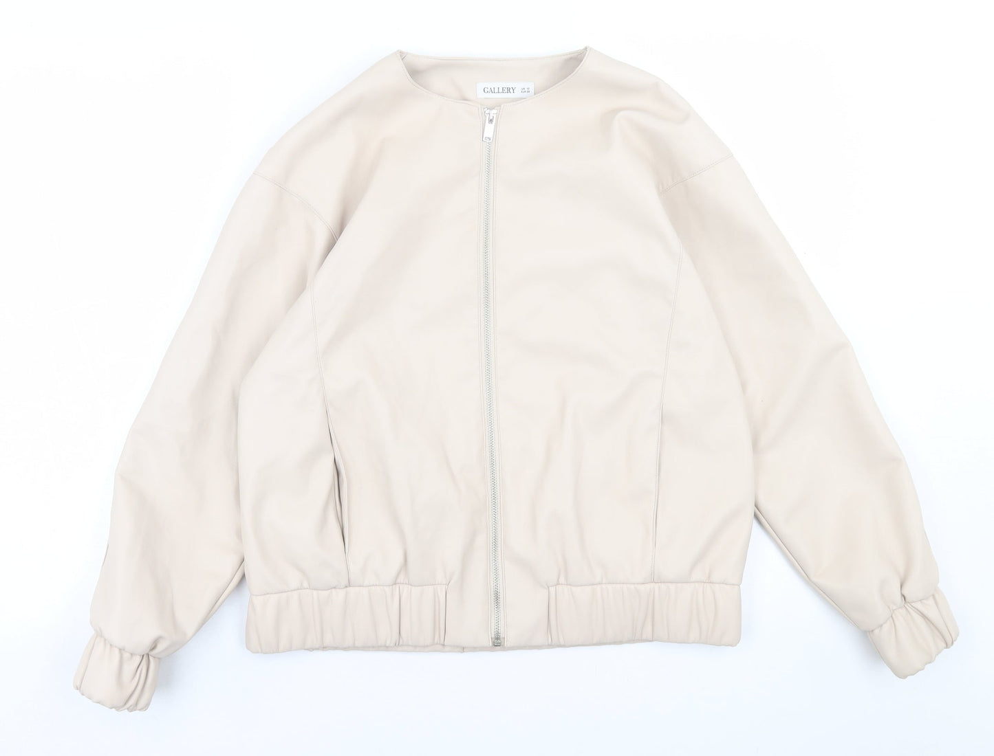 Womens UK Size 10 Gallery Beige Jacket