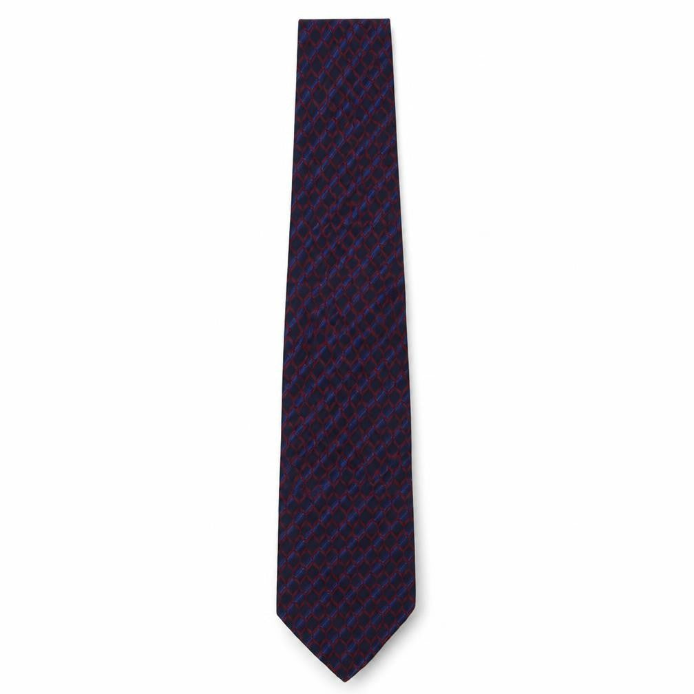 Mens Savoy Taylors Guild Multicoloured Geometric  Pointed Tie