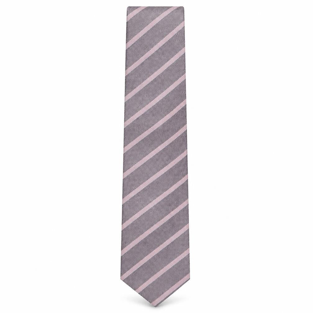 Mens Collezione Multicoloured Striped  Pointed Tie