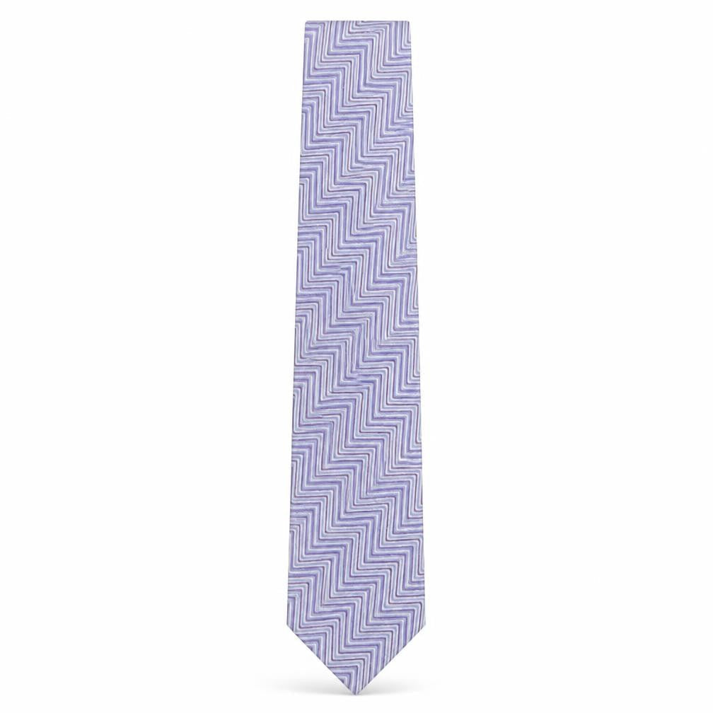 Mens Roderick Charles Multicoloured Geometric  Pointed Tie