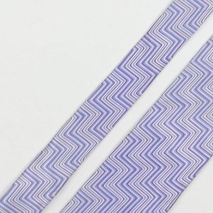 Roderick Charles  Mens Multicoloured Geometric Silk Pointed Tie One Size