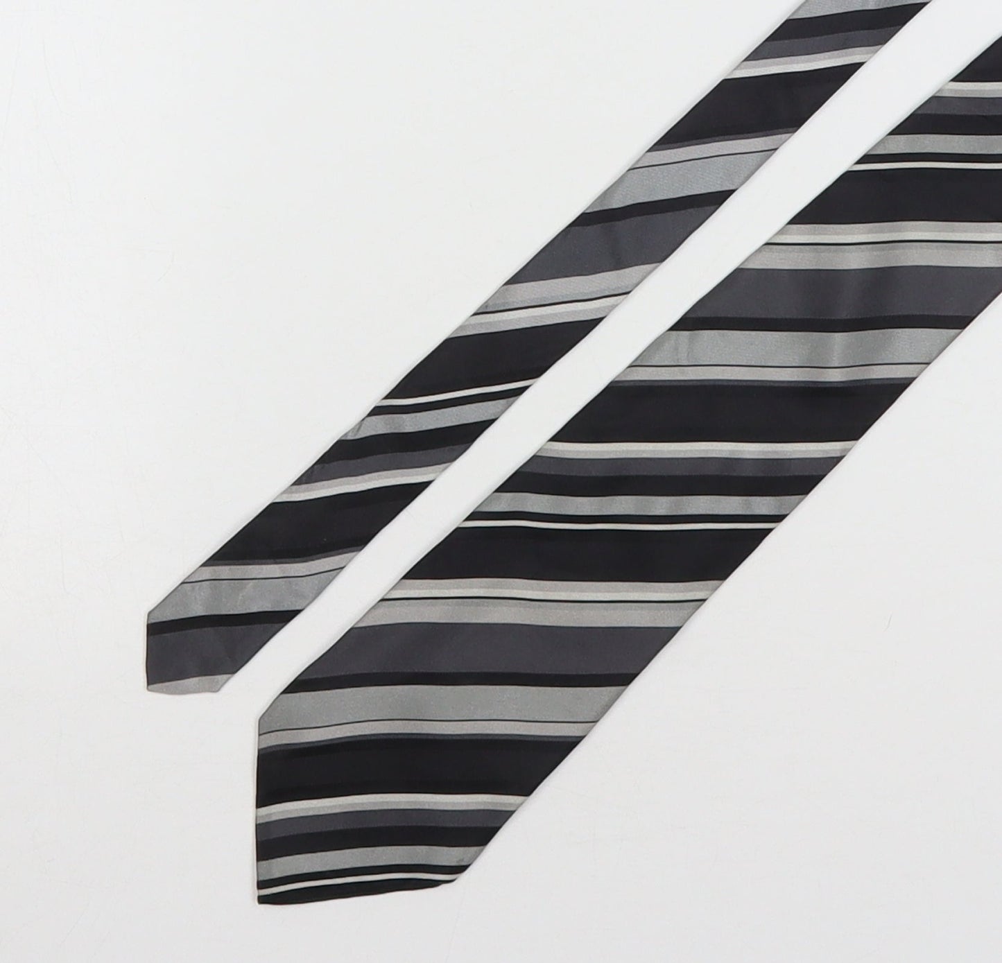 Mens Cezan Multicoloured Striped  Pointed Tie