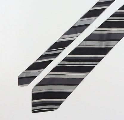 Mens Cezan Multicoloured Striped  Pointed Tie