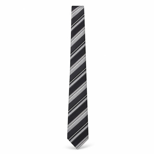 Mens Cezan Multicoloured Striped  Pointed Tie