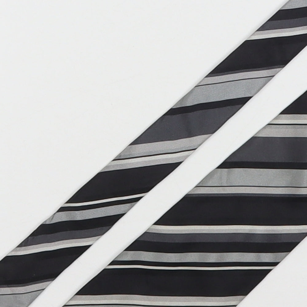 Mens Cezan Multicoloured Striped  Pointed Tie