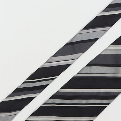 Mens Cezan Multicoloured Striped  Pointed Tie