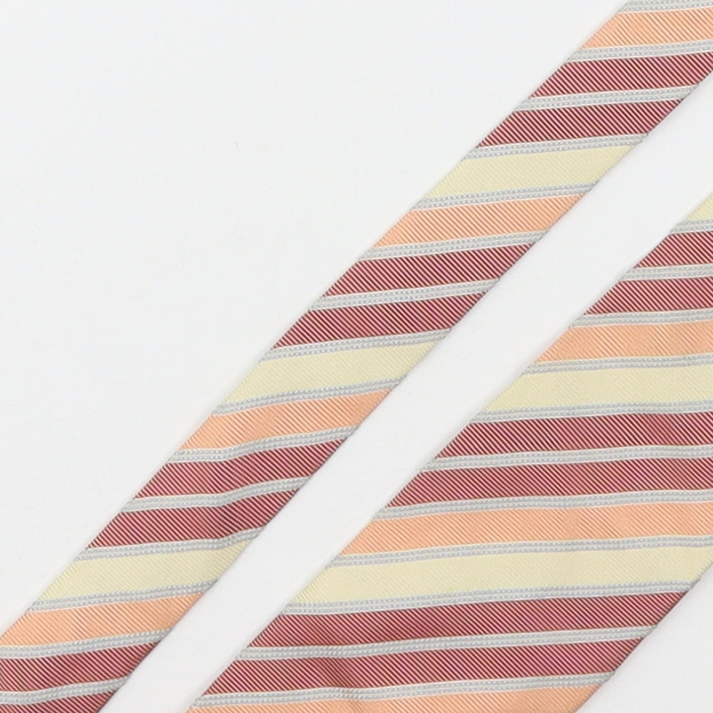Tie Rack  Mens Multicoloured Striped Silk Pointed Tie One Size