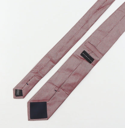 Michaelis Mens Multicoloured Plaids & Checks Silk Pointed Tie One Size