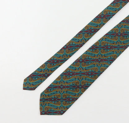 Michelsons Mens Multicoloured Paisley Polyester Pointed Tie One Size