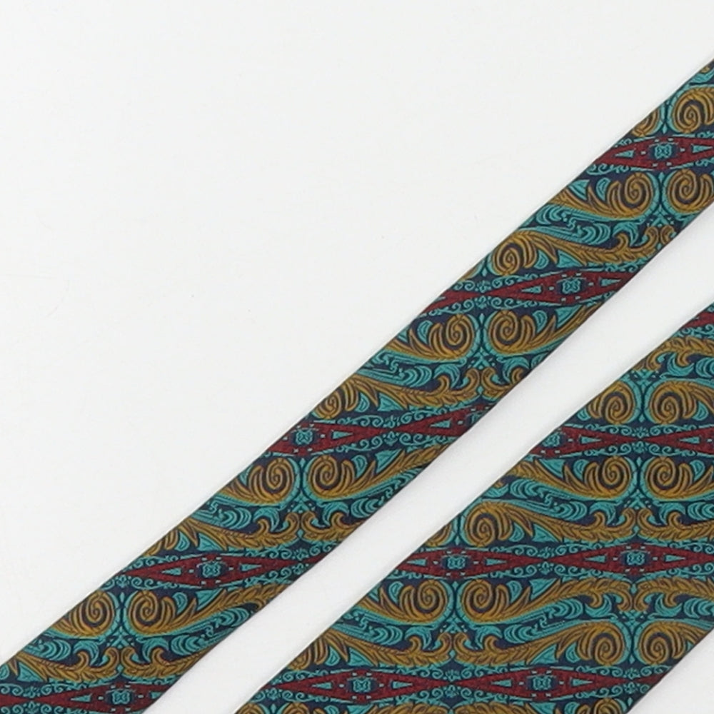 Michelsons Mens Multicoloured Paisley Polyester Pointed Tie One Size