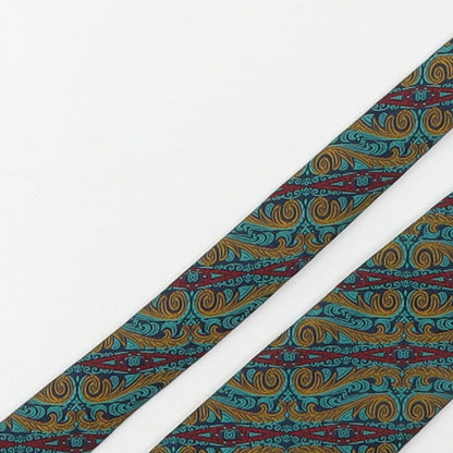 Michelsons Mens Multicoloured Paisley Polyester Pointed Tie One Size