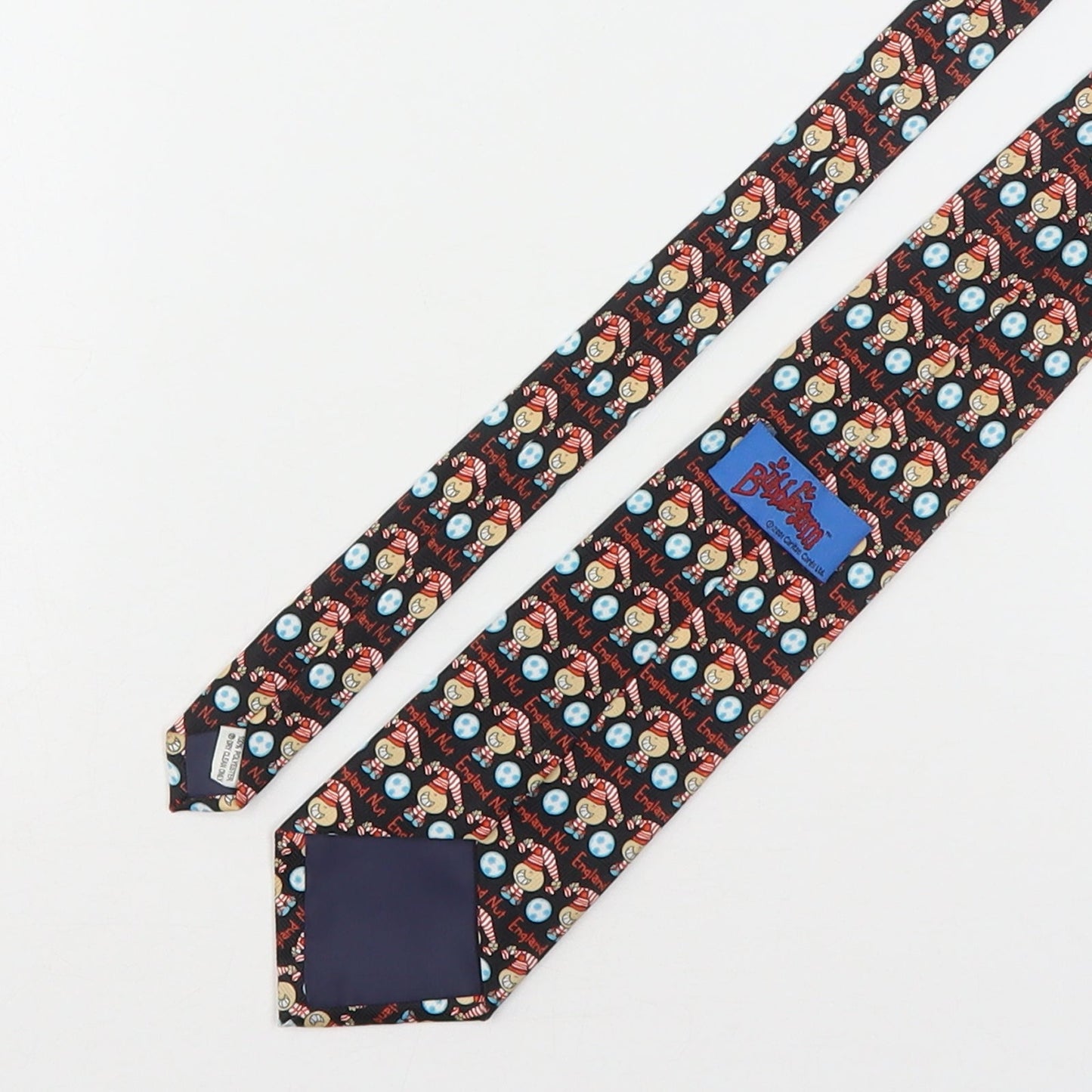 Mens Bubblegum Multicoloured Geometric  Pointed Tie