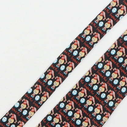 Mens Bubblegum Multicoloured Geometric  Pointed Tie
