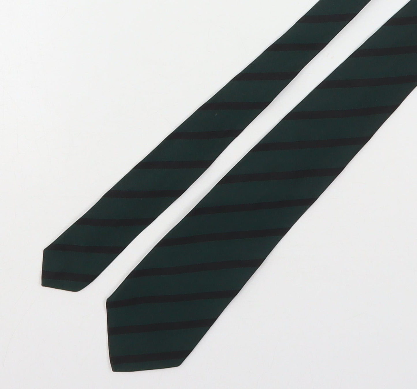 Preworn Mens Multicoloured Striped Polyester Pointed Tie One Size