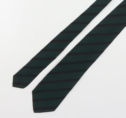 Preworn Mens Multicoloured Striped Polyester Pointed Tie One Size