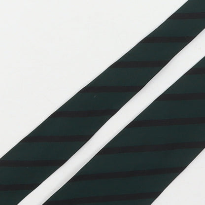 Preworn Mens Multicoloured Striped Polyester Pointed Tie One Size