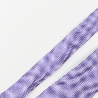 Profuomo Mens Purple Plaids & Checks Silk Pointed Tie One Size