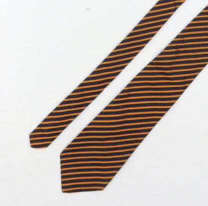 Principles  Mens Multicoloured Striped Silk Pointed Tie One Size