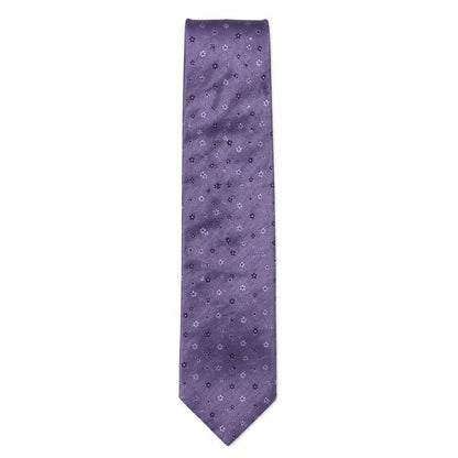 Mens Marks and Spencer Purple Floral  Pointed Tie