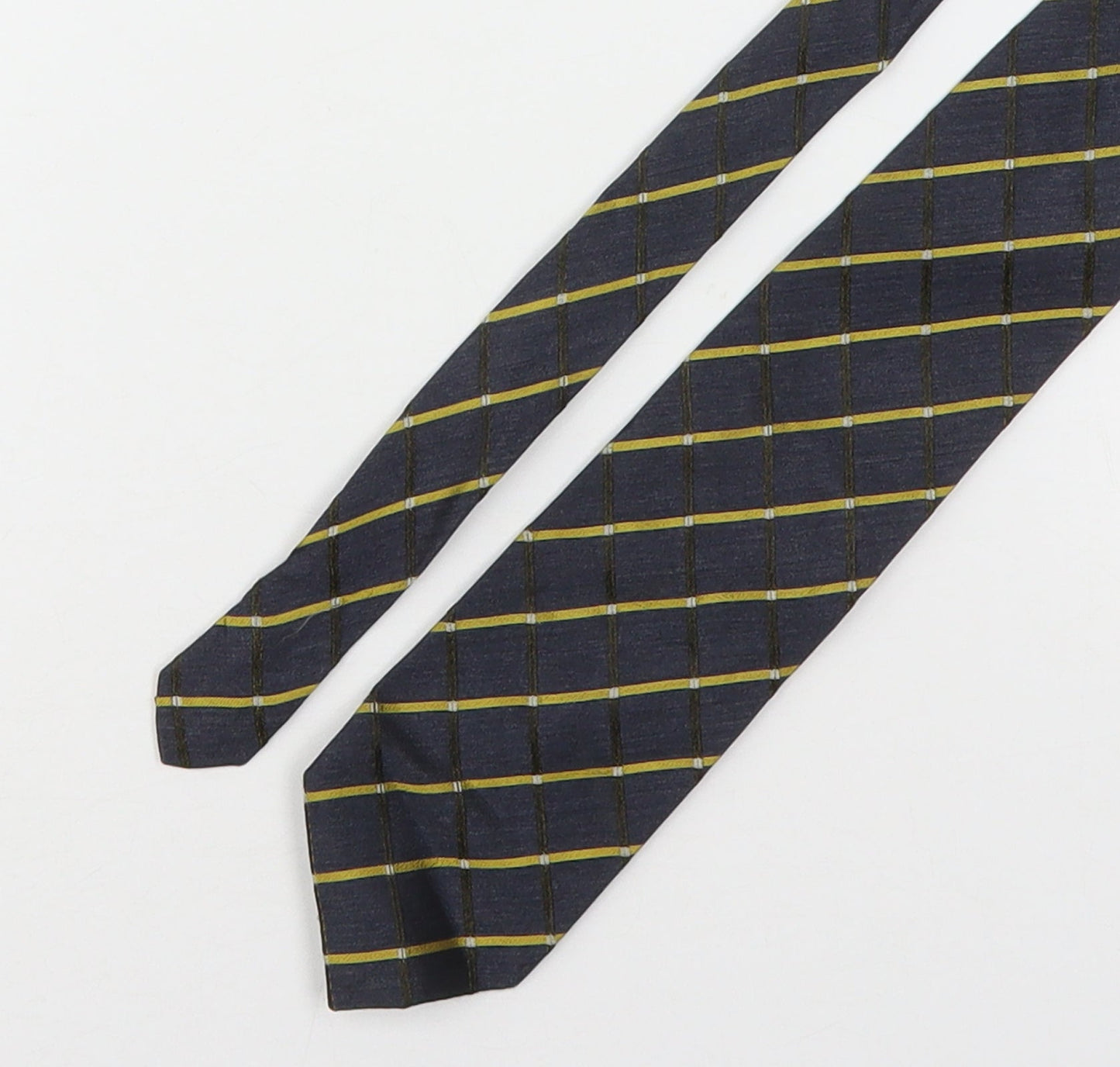 Marks and Spencer Mens Multicoloured Striped Silk Pointed Tie One Size