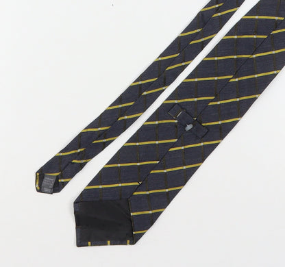 Marks and Spencer Mens Multicoloured Striped Silk Pointed Tie One Size