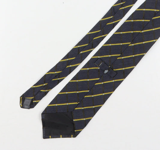Marks and Spencer Mens Multicoloured Striped Silk Pointed Tie One Size