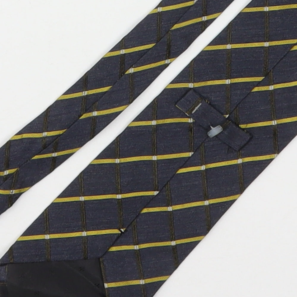 Marks and Spencer Mens Multicoloured Striped Silk Pointed Tie One Size