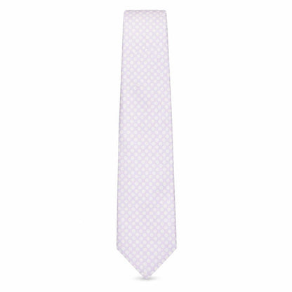 Mens Stvdio Pink Polka Dot  Pointed Tie