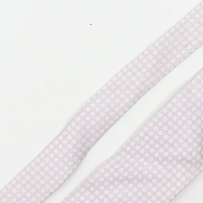 Mens Stvdio Pink Polka Dot  Pointed Tie