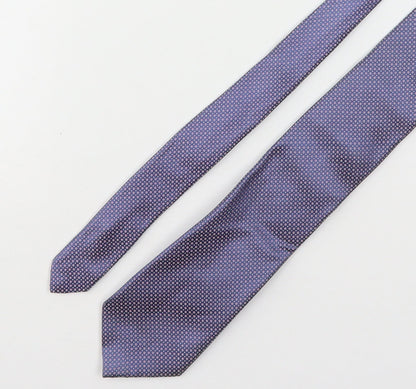 Marks and Spencer Mens Multicoloured Polka Dot Silk Pointed Tie One Size