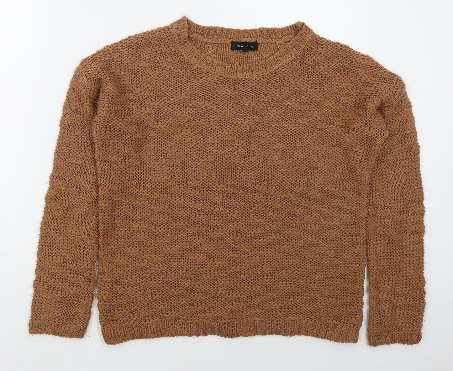 Womens UK Size 8 New Look Brown Pullover Jumper