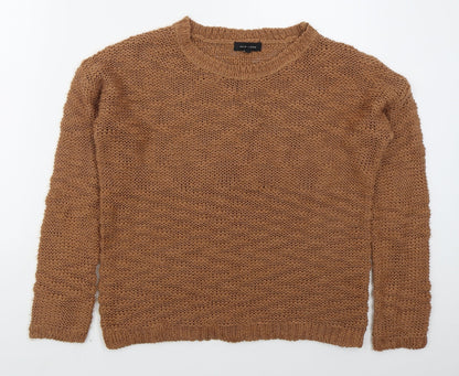 Womens UK Size 8 New Look Brown Pullover Jumper