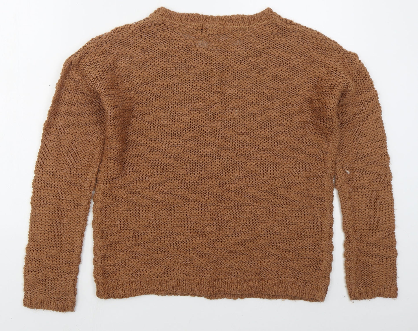 Womens UK Size 8 New Look Brown Pullover Jumper