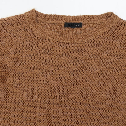 Womens UK Size 8 New Look Brown Pullover Jumper