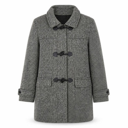 Womens UK Size 14 Lebek Grey Pea Coat