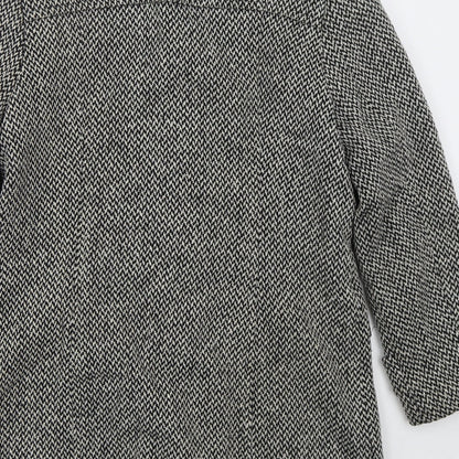 Womens UK Size 14 Lebek Grey Pea Coat
