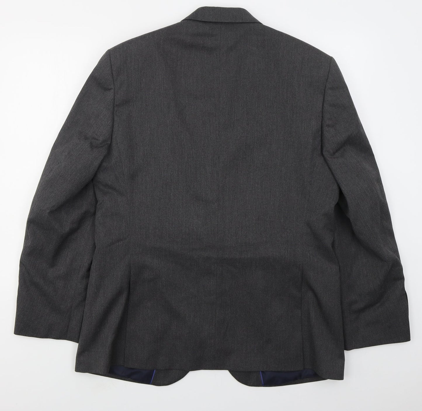 Marks and Spencer Mens Grey  Polyester Jacket Suit Jacket Size 42