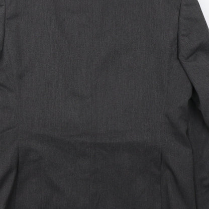 Marks and Spencer Mens Grey  Polyester Jacket Suit Jacket Size 42