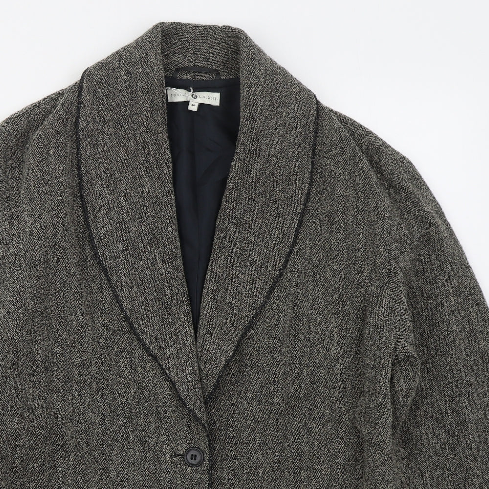 Rosies Womens Grey   Jacket  Size 14  Button