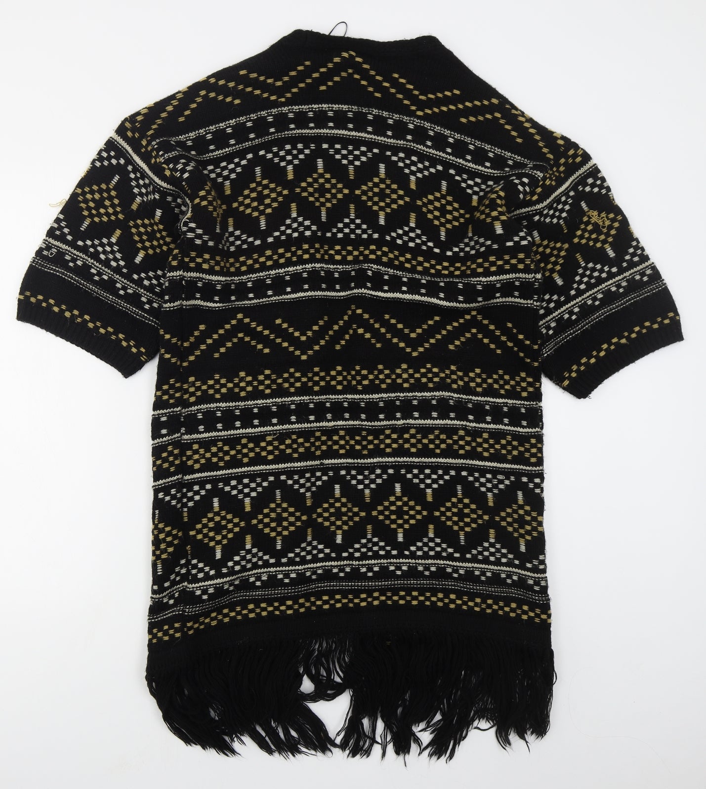 Womens UK Size S New Look Black Cardigan Jumper