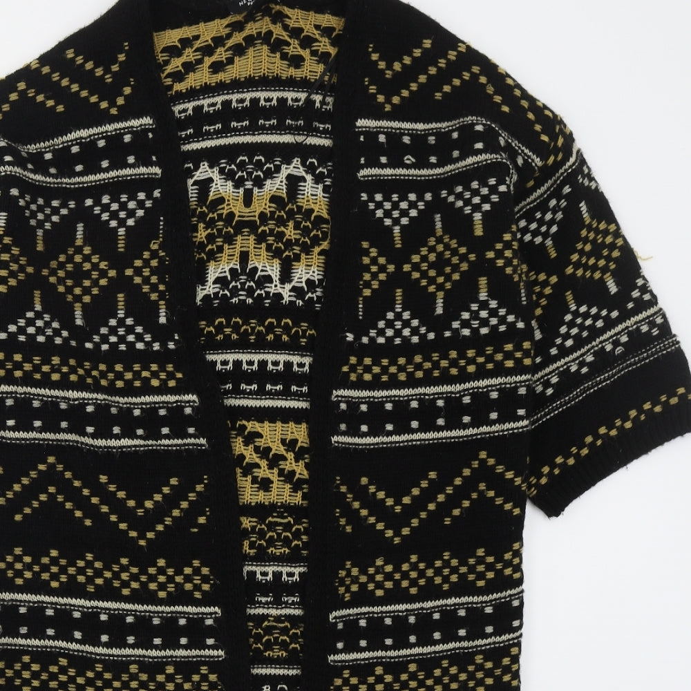 Womens UK Size S New Look Black Cardigan Jumper
