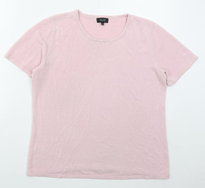 Womens UK Size 16 Soon Pink Pullover Jumper