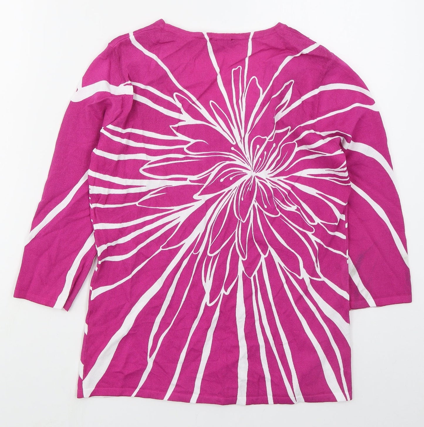Womens UK Size S Casamia Pink Pullover Jumper