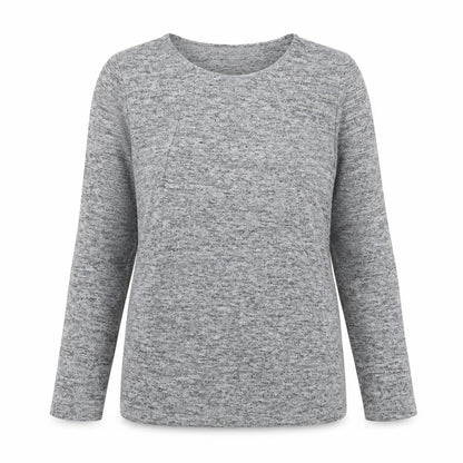 Womens UK Size 8 Izabel London Grey Pullover Jumper