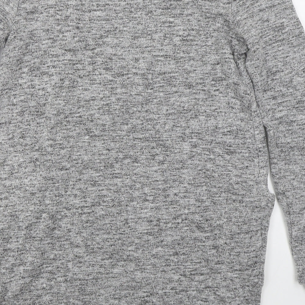Womens UK Size 8 Izabel London Grey Pullover Jumper